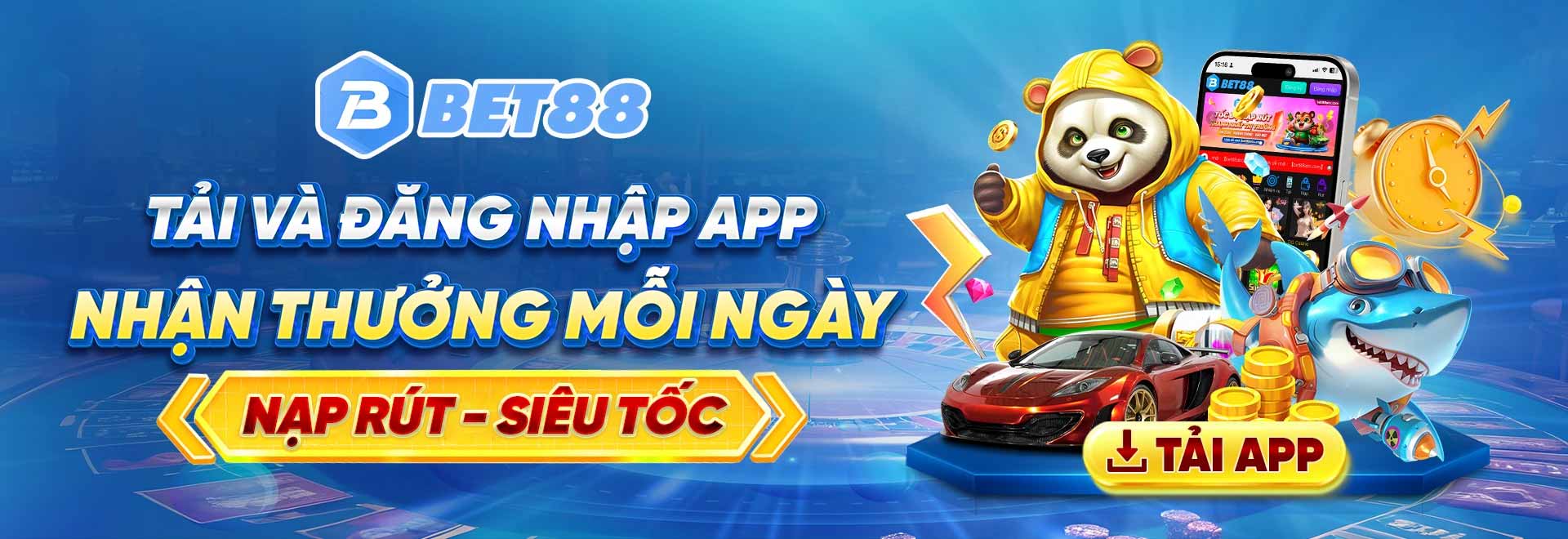 BET88 tải và đăng nhập app nhận thưởng mỗi ngày